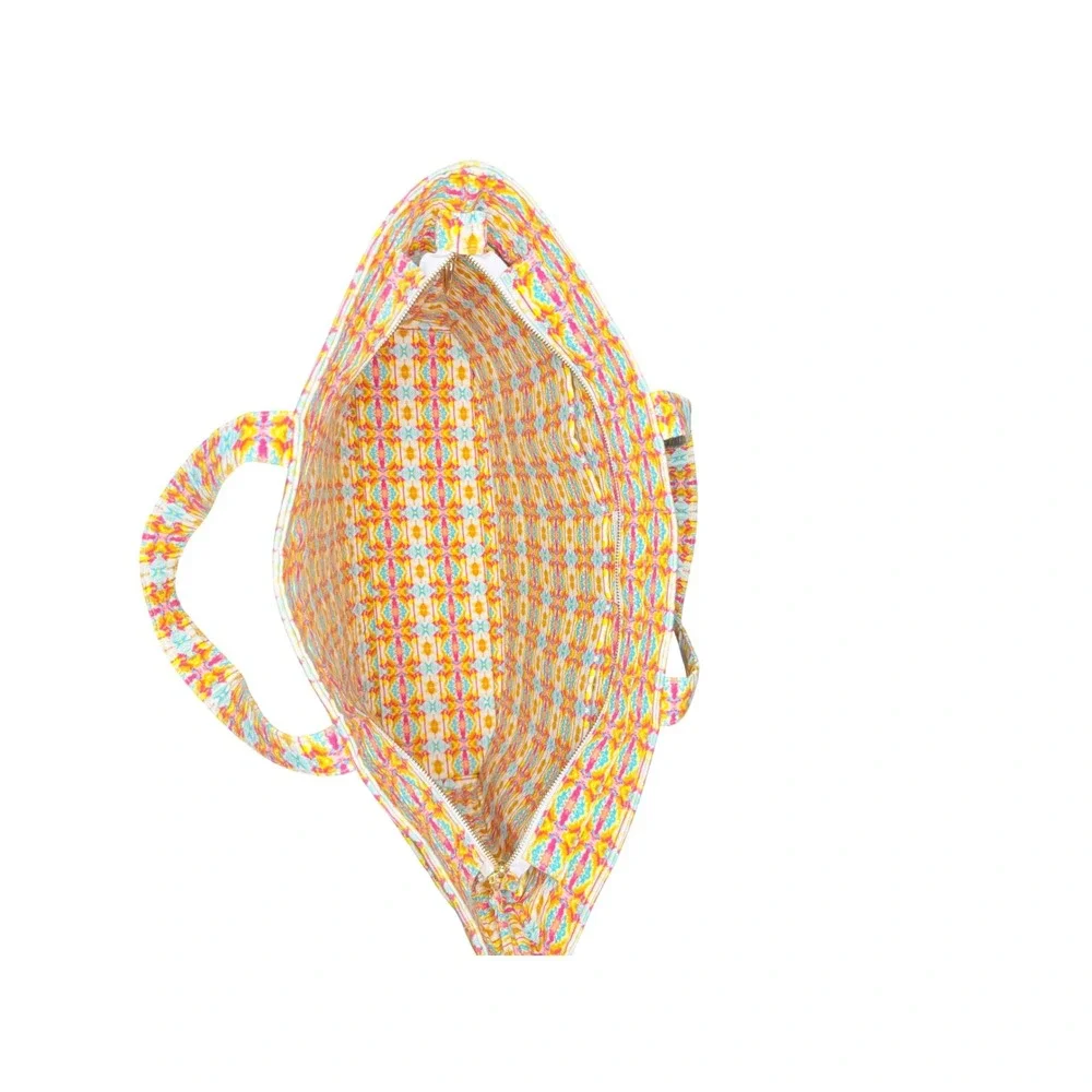 Evelyn & Kate Orange Turtle Quilted Tote - Picture 4 of 8